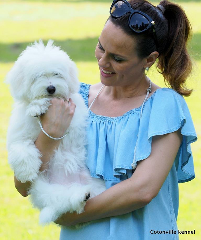 Pilgee with her breeder, Alja Sorn